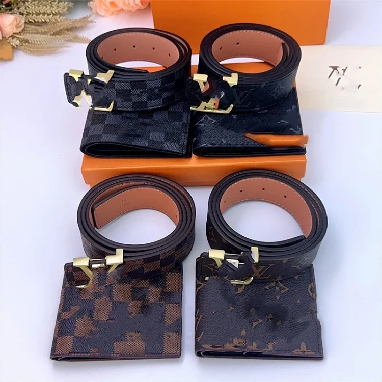 Designer Belts & Wallets Sets