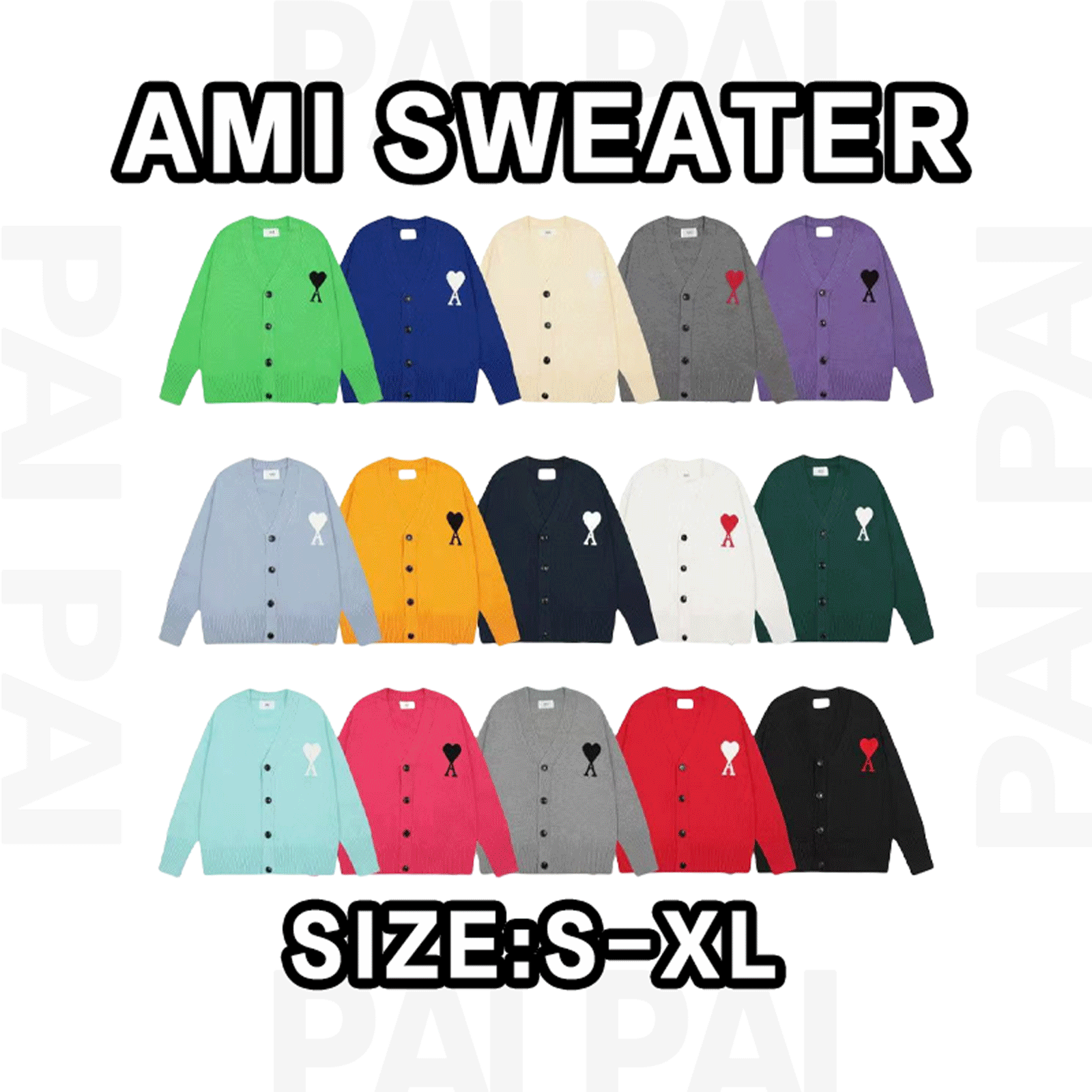AMI Paris Sweaters
  ( 40+ colors )
